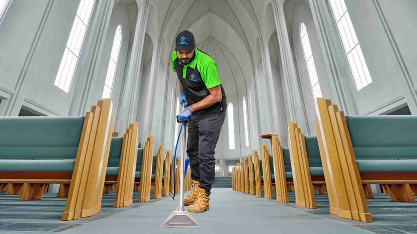 Professional office carpet cleaning process Carlingford NSW